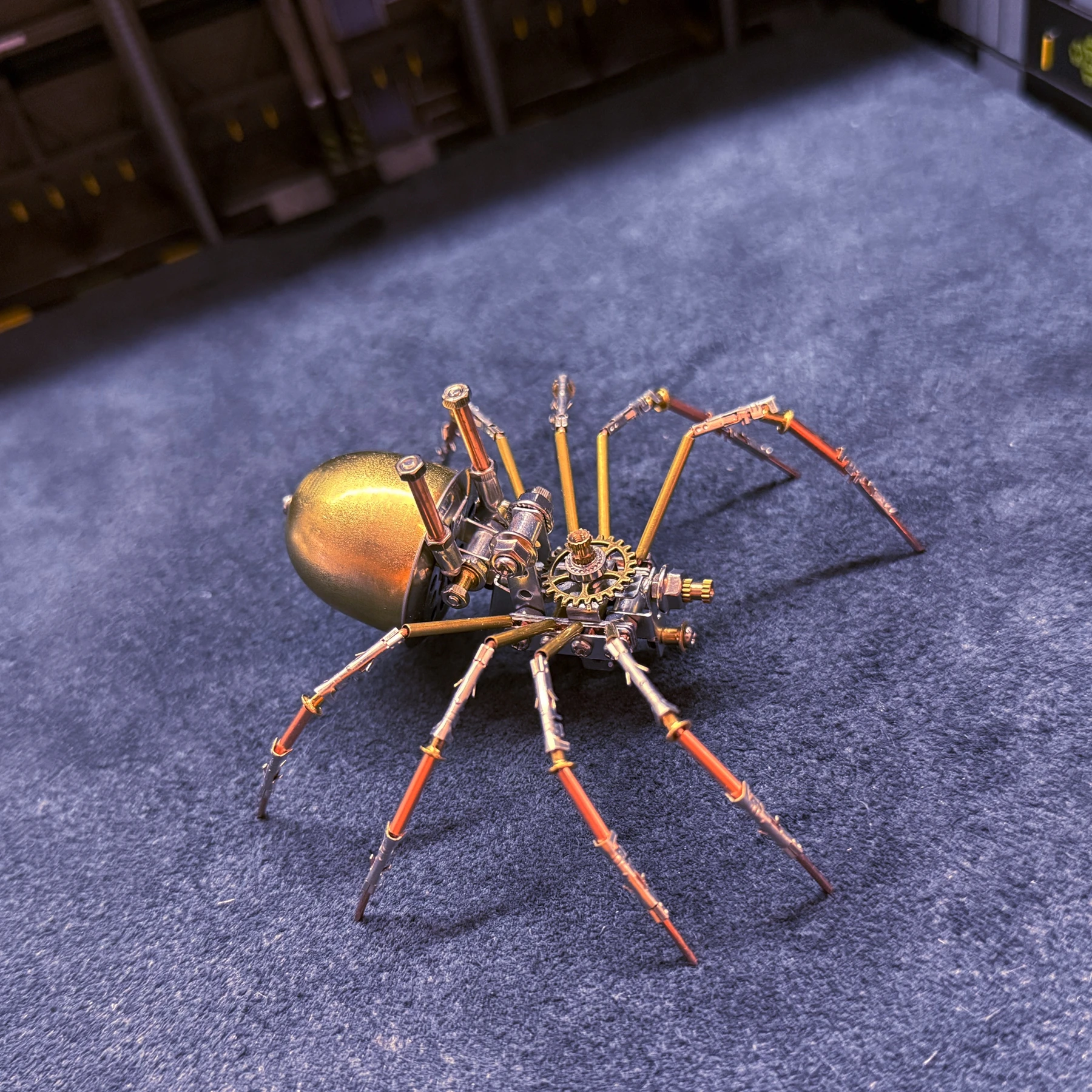 العنكبوت الآلات المعدنية نموذج لغز الاطفال ألعاب علمية DIY الجذعية مجموعة التعلم التكنولوجي ألعاب تعليمية #3