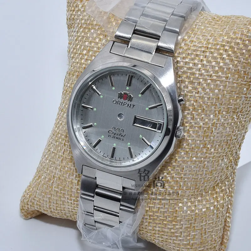 Case for 46941 46943 movement 3A stainless steel bag flat lens double calendar watch accessories