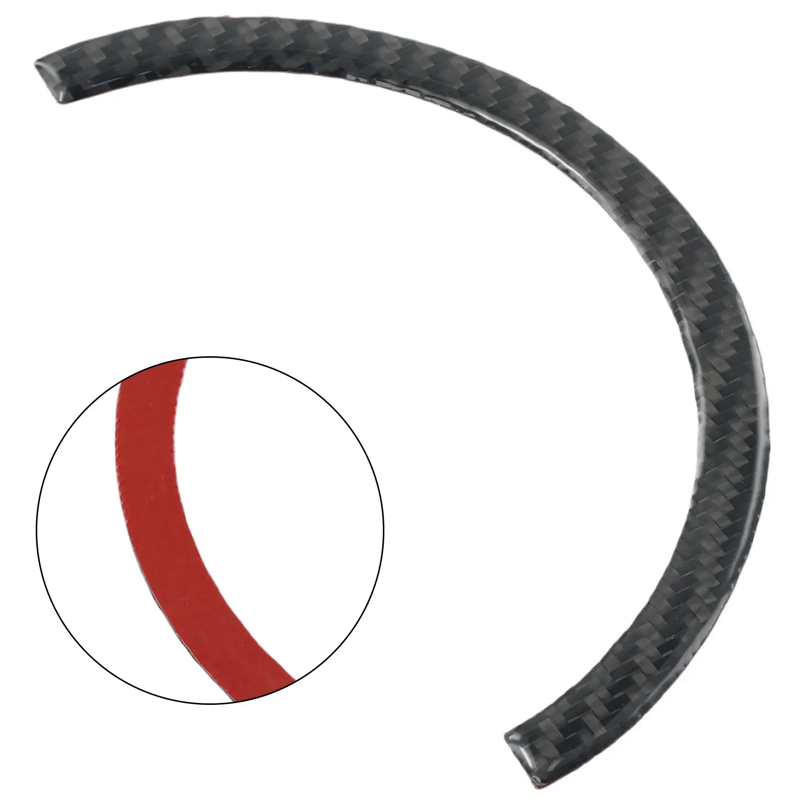 Inner Handle Panel Transform Your For Fiat 500\\\\\\\\\\\\\\\'s Interior with Carbon Fiber Door Handle Panel Trim Cover (2Pcs)