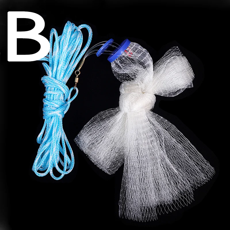 Lawaia red de pesca sin plomo – monofilamento transparente tiro a mano - imagen 2