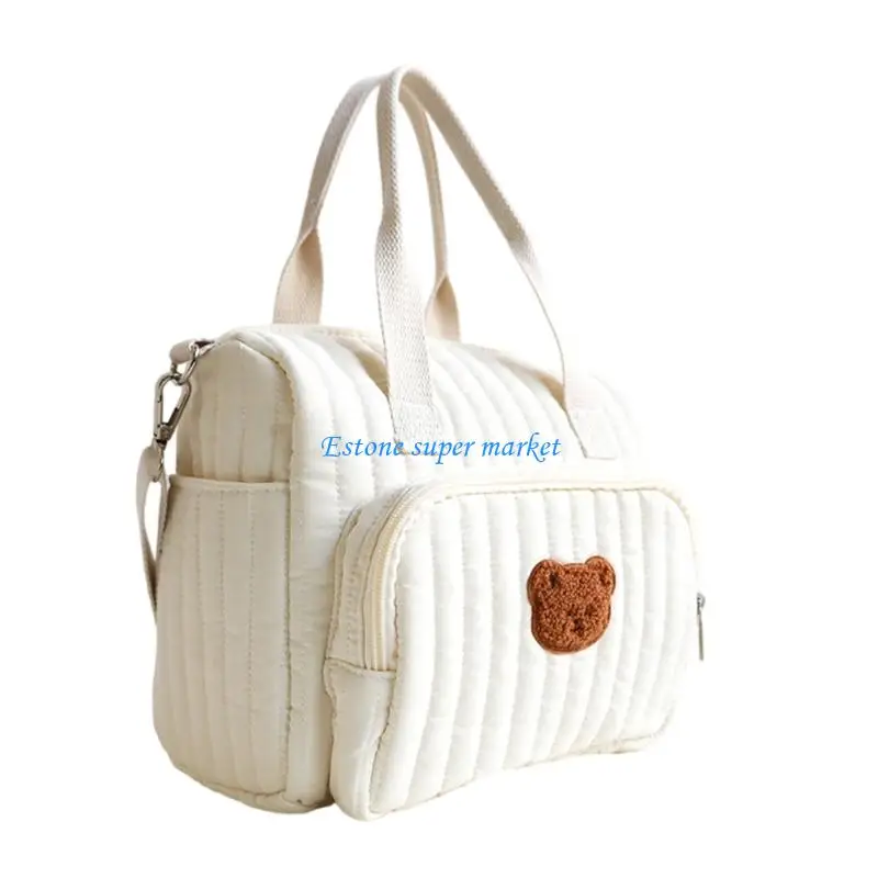 090B Stylish and Practical Baby Diaper Bag Ample Space Mummy Bag Essentials Organiser Case for Travel and Outdoor Activity