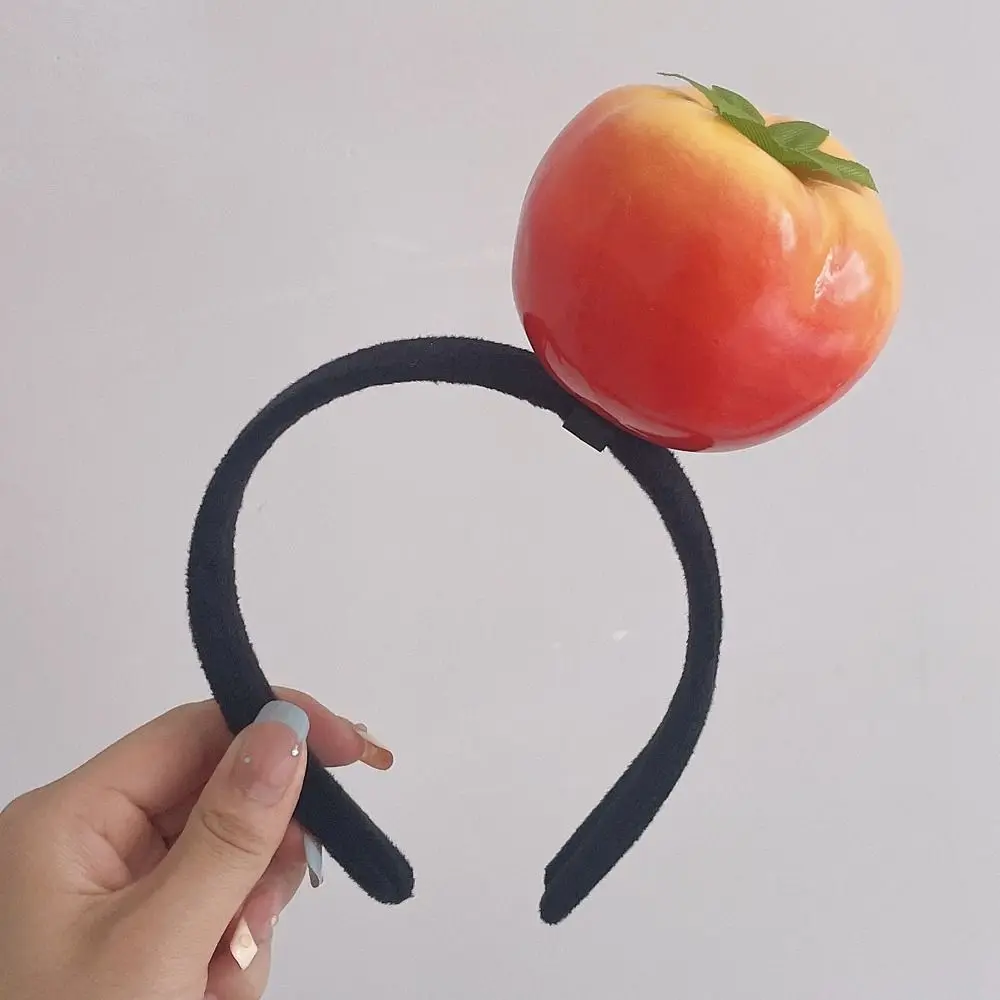

Personality Tomato Simulated Food Hair Hoop Potato Banana Fruits Headband Radish Plastic Vegetable Hair Bands Daily