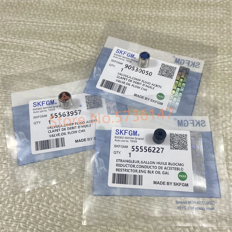 Zawór obejściowy oleju silnikowego, zawór jednokierunkowy do Chevrolet Cruze 1.6L 1.8L Epica 1.8L AVEO OEM #   55563957 90530050 55556227