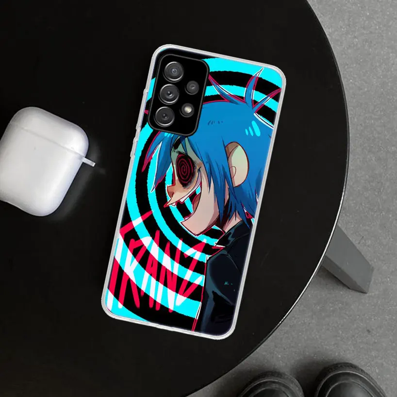 Gorillaz Anime Phone Case for Samsung Galaxy A15 A25 A35 A55 A14 A24 A34 A54 A04S A13 A23 A33 A53 A03S A52 A12 A22 A32 A02S