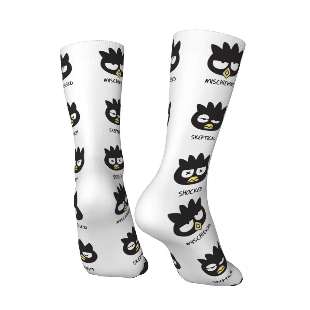 Vintage Cool Penguin Men's compression Socks Unisex Sanrio BADTZ-MARU Street Style Seamless Printed Novelty Crew Sock