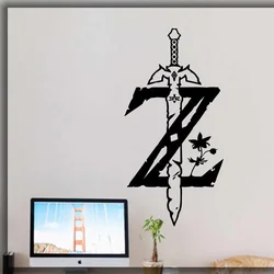 The Legend of wall decal game gamer room home art decal wall decor video game stickers teens room decor sticker G533