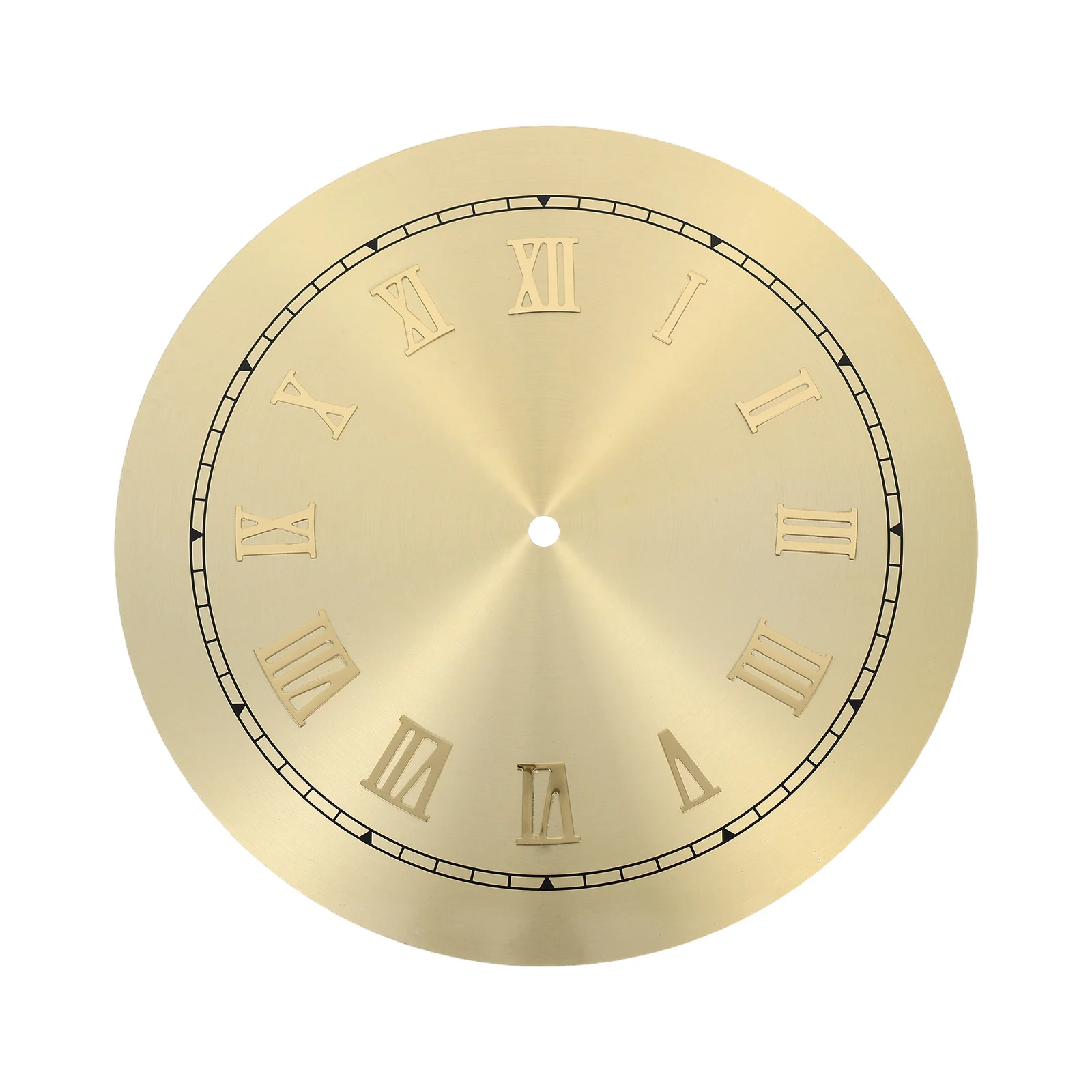 

Vintage-Style DIY Metal Clock Dial Face Roman Numerals Quartz Wall Clock Replacement Parts for Home Decor Crafting