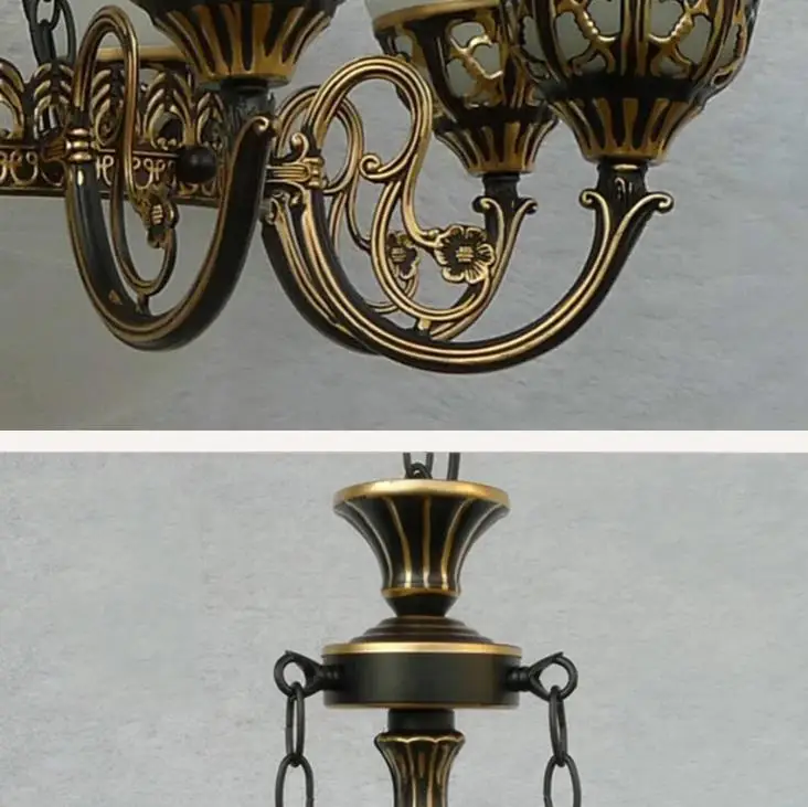 

American Country Pendant Light Antique Lamp Simple European Retro Wrought Iron Pendant Lights lamp Loft Lamp