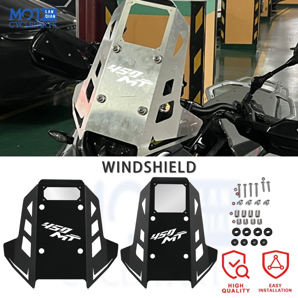 

For CFMOTO 450MT MT450 2024-2025-2026 Windscreen Windshield 450 MT Windshield Screen Protector for CF moto 450MT Accessories