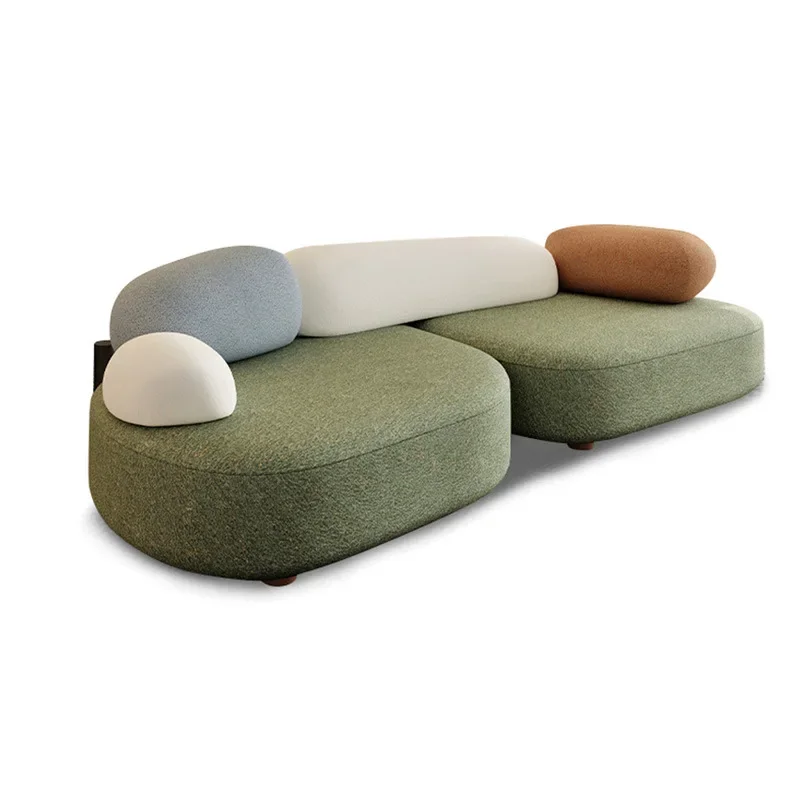 

VC-T-24-92 Office Sofa Simulation Silk Sofa Reception Room Reception Area Leisure Office Sofa Coffee Table Set