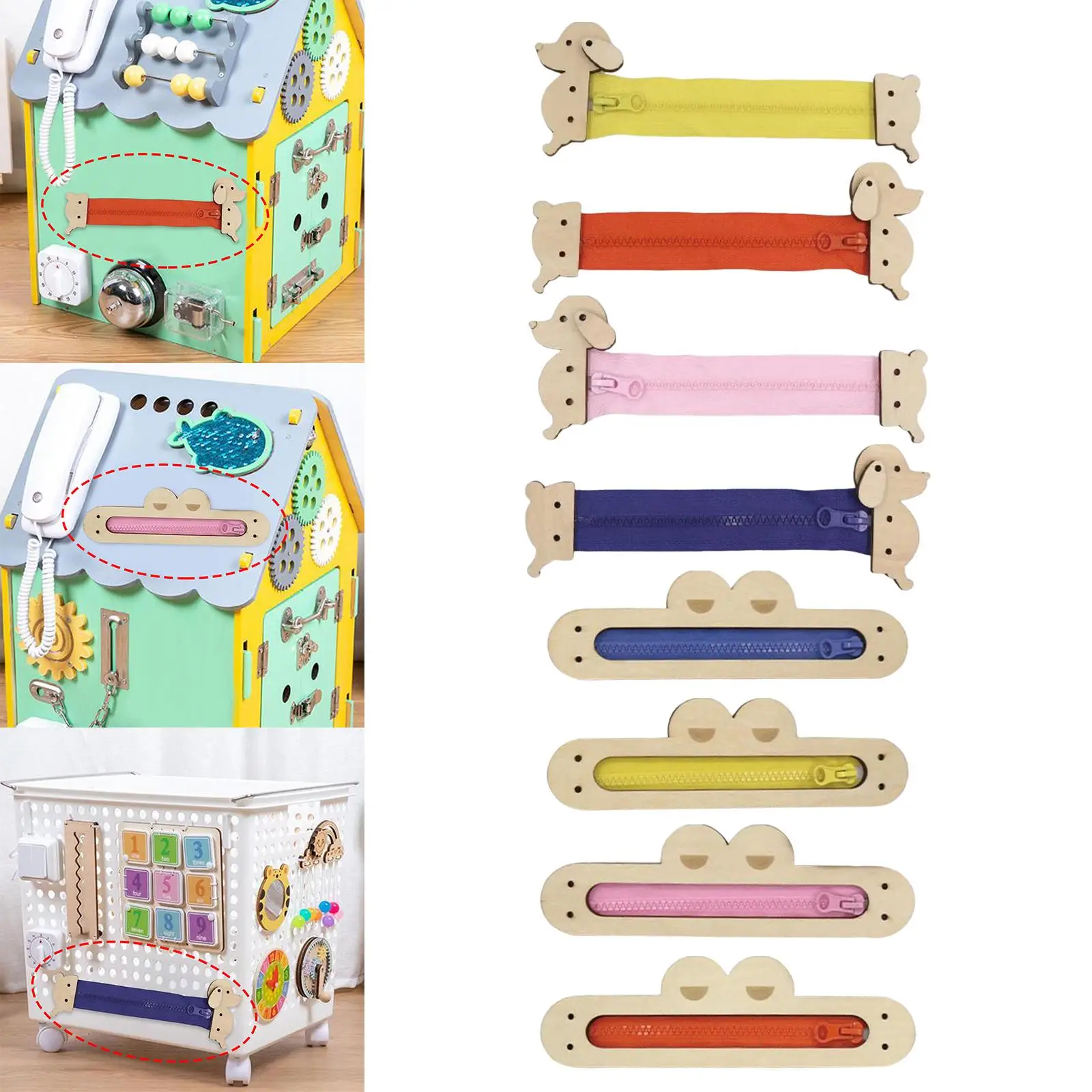 Busy Board Accessories Sensory Toys Travel Toy for Toddler Birthday Gifts