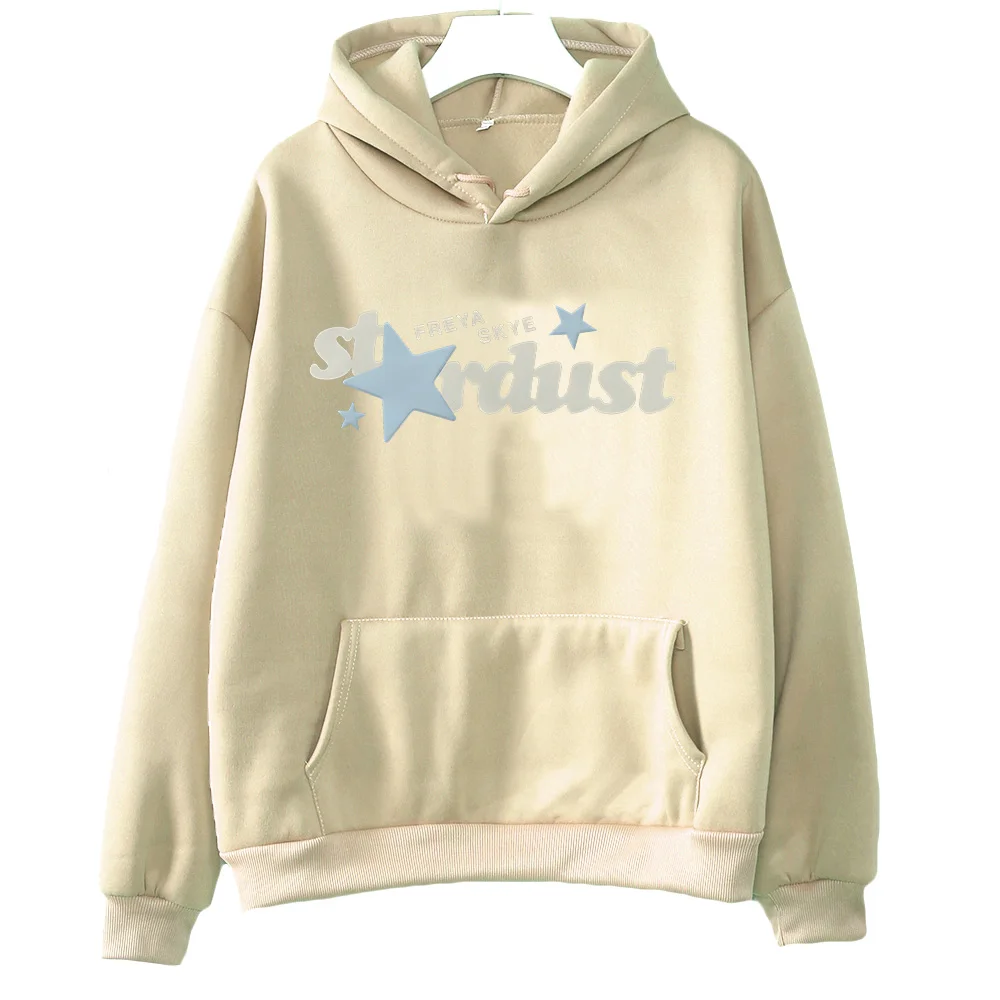 Freya Skye Stardust Hoodie für Männer und Frauen, Neuer Langarm-Pullover, Herbst-Winter-Mode, Lässige Kleidung, Lockerer High-Street-Pullover – Detail 8