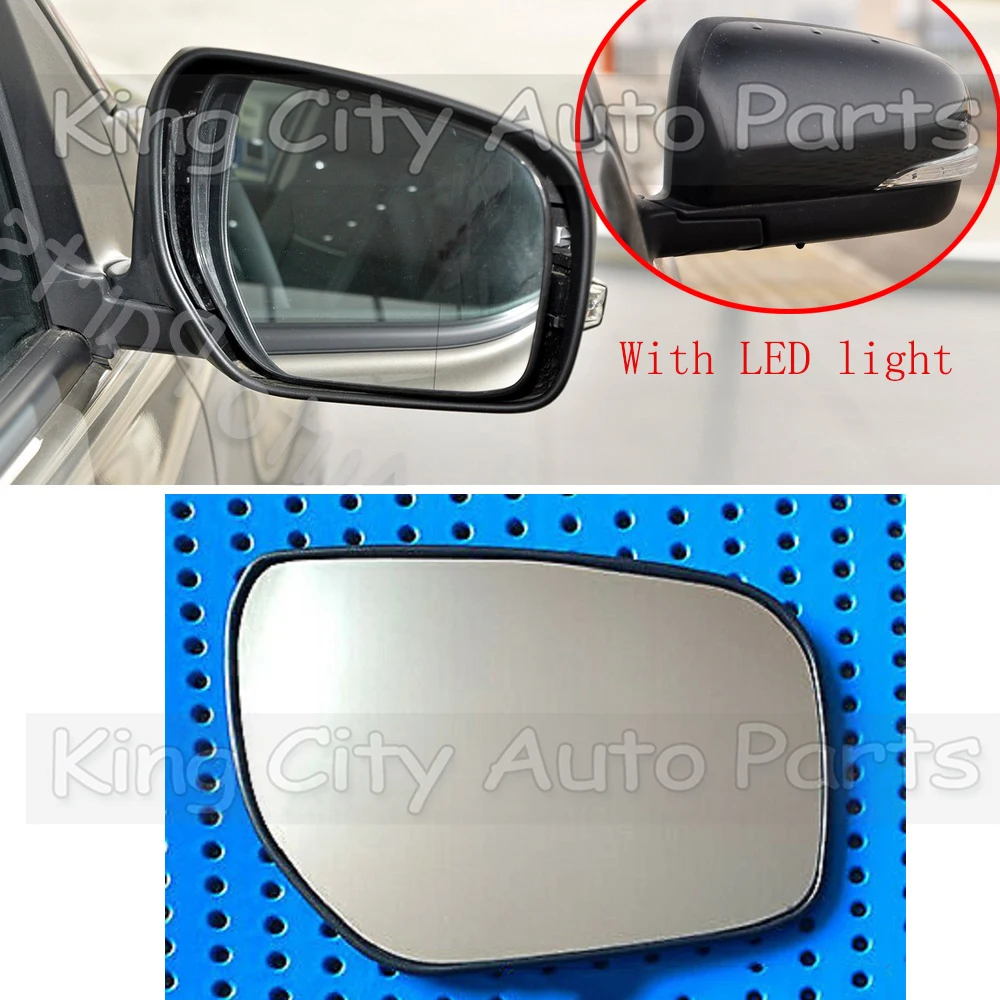 

CAPQX with light style For Renault Koleos 2012 2013 2014 2015 2016 2017 2018 Side Rear View Mirror Glass Rearview Mirror Lens