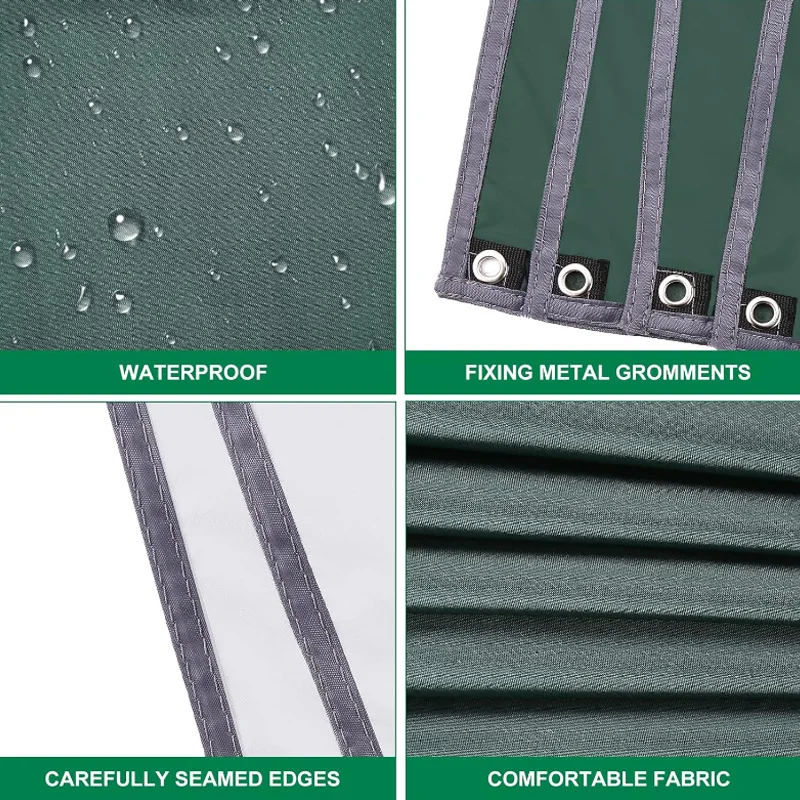 Wasserdichte Camping-Plane für draußen, Sonnenschutzdach für Picknicks, Wandern, Camping, Tailgating und andere Outdoor-Aktivitäten. – Detail 3