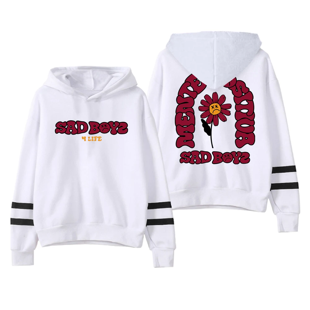 Junior H Hoodie Sad Boyz 4 Life Merch Flower Logo Pocketless Parallel Bars New in hoodies&sweatshirts Women Men Hip Hop Clothes