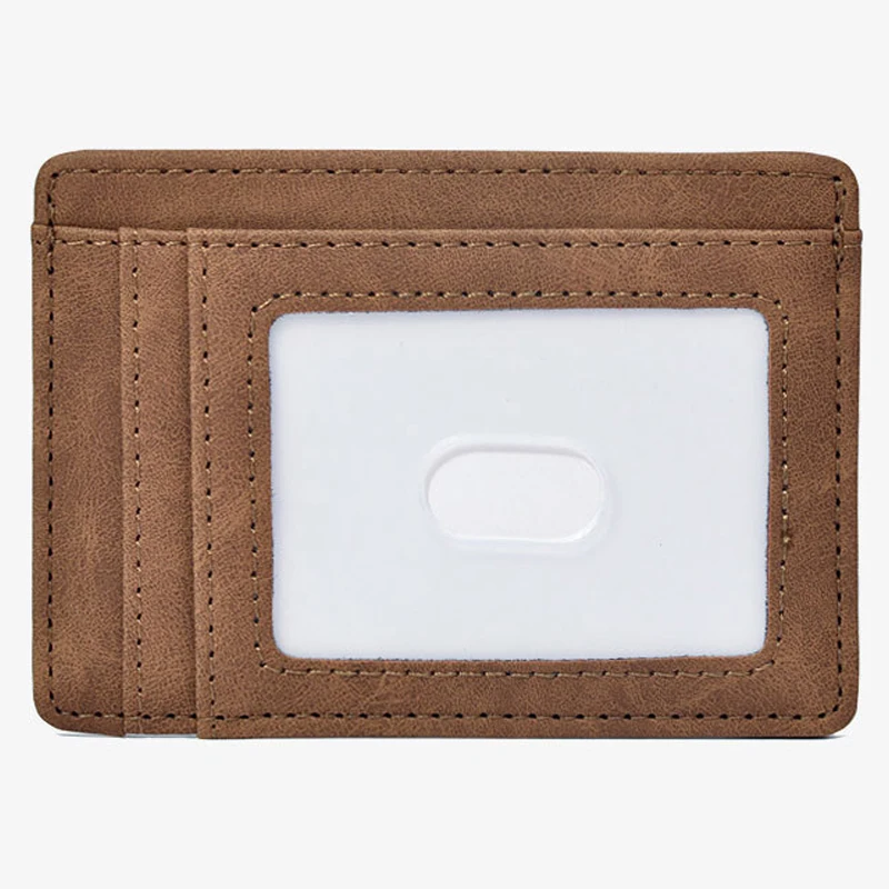 Männer Brieftasche Schlank Kreditkarte Halter Business Männlich Tragbare Mini Reise Geldbörse Für Mann