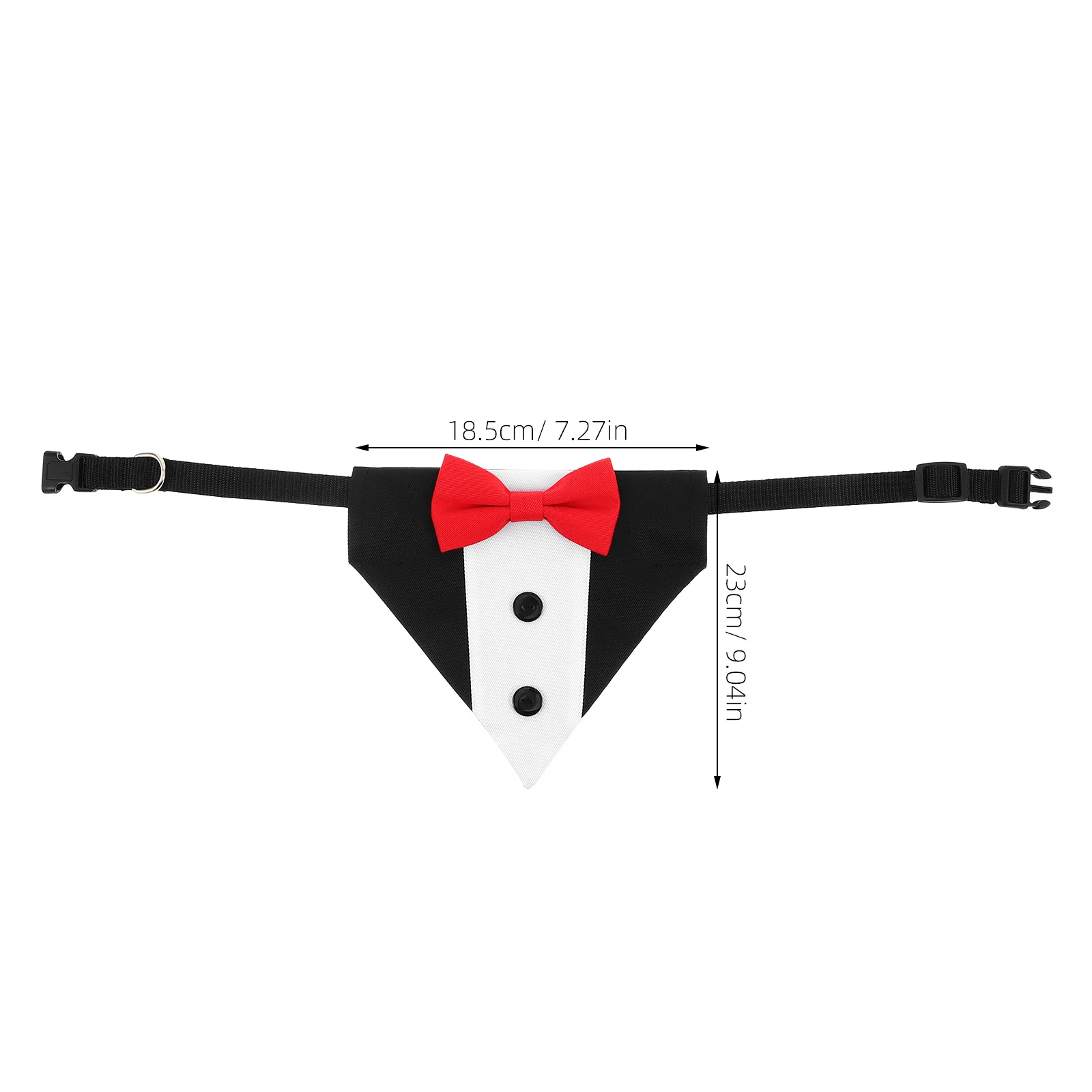 وشاح مثلث للحيوانات الأليفة، نمط منقوش، مادة ماصة، ملابس للكلاب، مريحة تناسب مقاسات مختلفة للحفلات والاستخدام اليومي