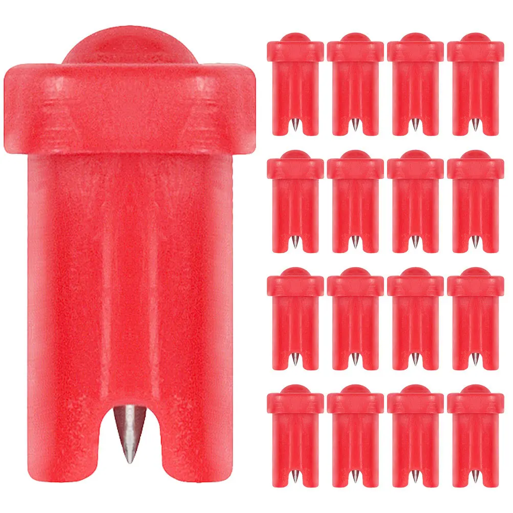 

100Pcs Eyelash Glue Needle Bottle Pin High-Grade Plastic Lash Extension Anti-Blocking Tool Supplies Bottle Pin