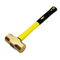 Octagonal Hammer Explosion-proof Brass Hammer Multifunctional Carpenter Hand Hammers Powerful Manual Hammers Camping Tools
