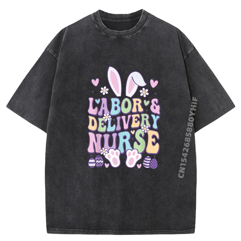 

Labor A Delivery Nurse Shirts Men Graphic Tshirt Mens Printed Tops Tees Luxury Designer Mens Funny Washed Shirt