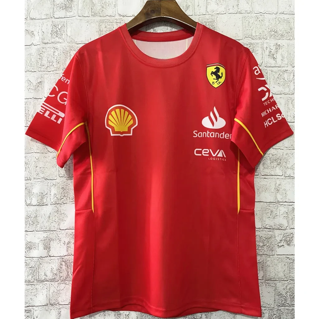 Scuderia Ferrari FORMULA1 2024 Team Carlos Sainz #55 Soccer Jersey