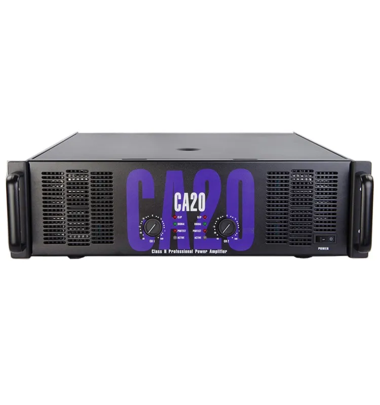 

EIF Hot Selling CA20 Class H 2*1300 Watt 8ohm Factory OEM Audio Outdoor Indoor Professional Power Amplifier