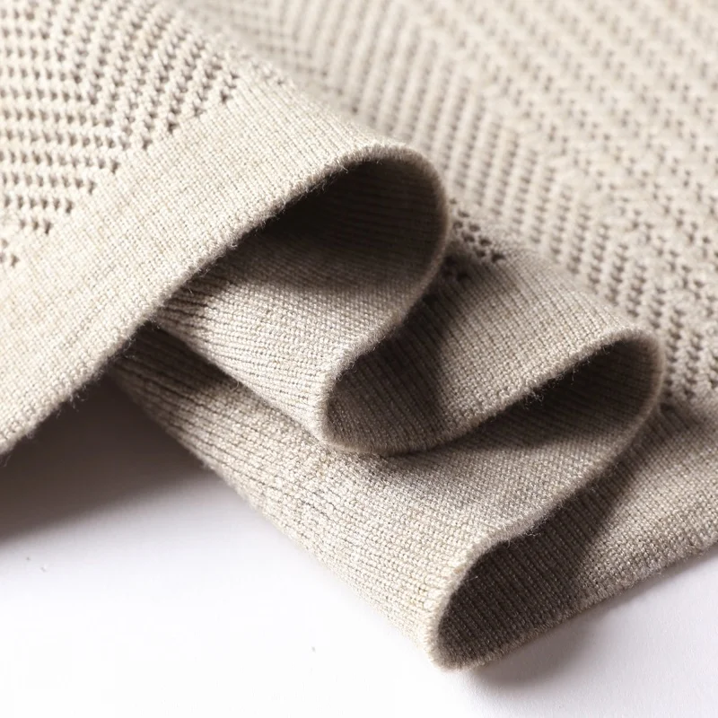 Men's New Knitting High Quality Autumn Winter Knit Cardigan Buttonless Patch Long Sleeves Sweater Exquisite Leisure Fashion Coat