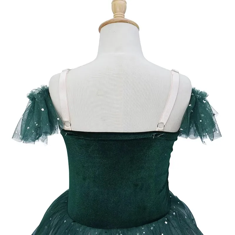 Nuovo tutù di balletto professionale lungo abito in tulle per ragazze vestito da balletto cigno bianco performance ballerina di danza costume per bambini per ragazze