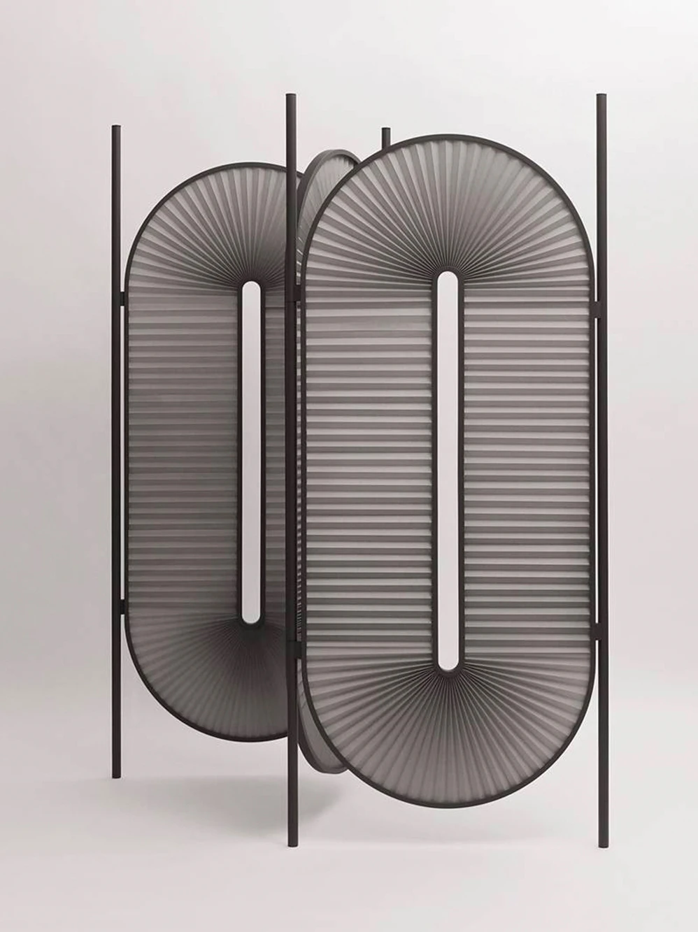 ライト高級エンボス重畳モバイル屏風モダンシンプルリビングルーム玄関パーティション