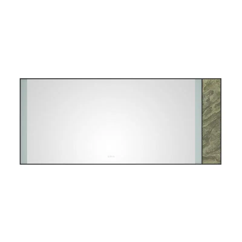 

84x36 LED Bathroom Vanity Mirror, Wall Mount, Anti-Fog, Memory Function, Large Adjustable Design with Backlight, Natural Stone