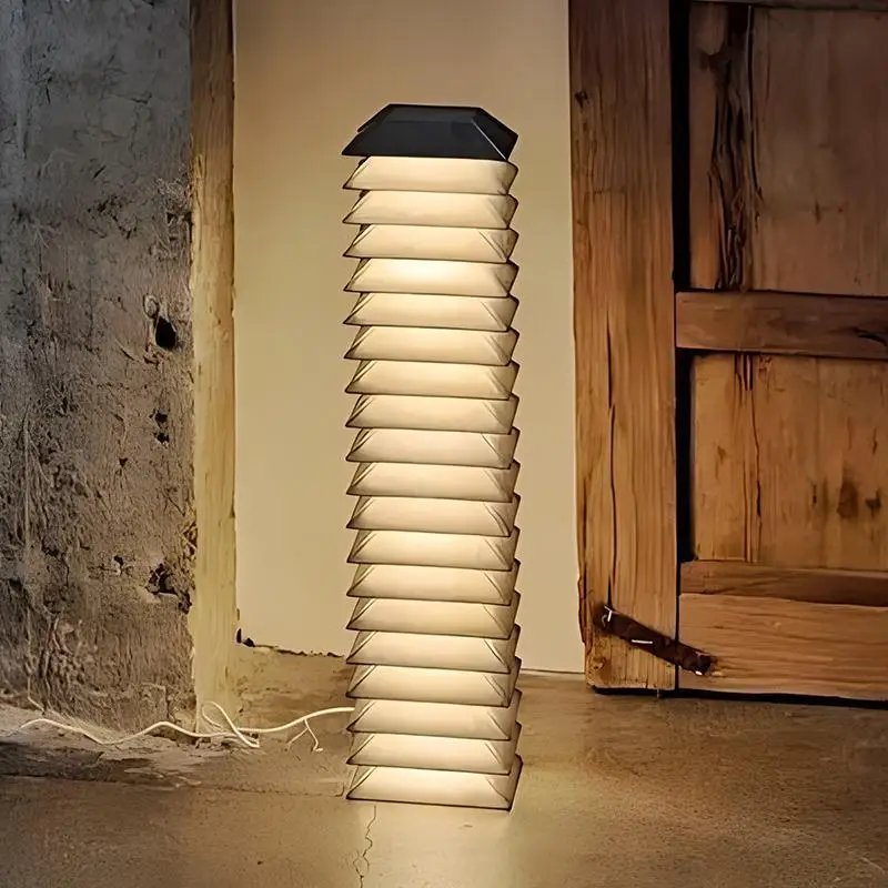 

Japanese Designer Trapezoid Wrought Iron LED Floor Lamps Moden Personality Living Room Bedroom Restaurant Kitchen Standing Light