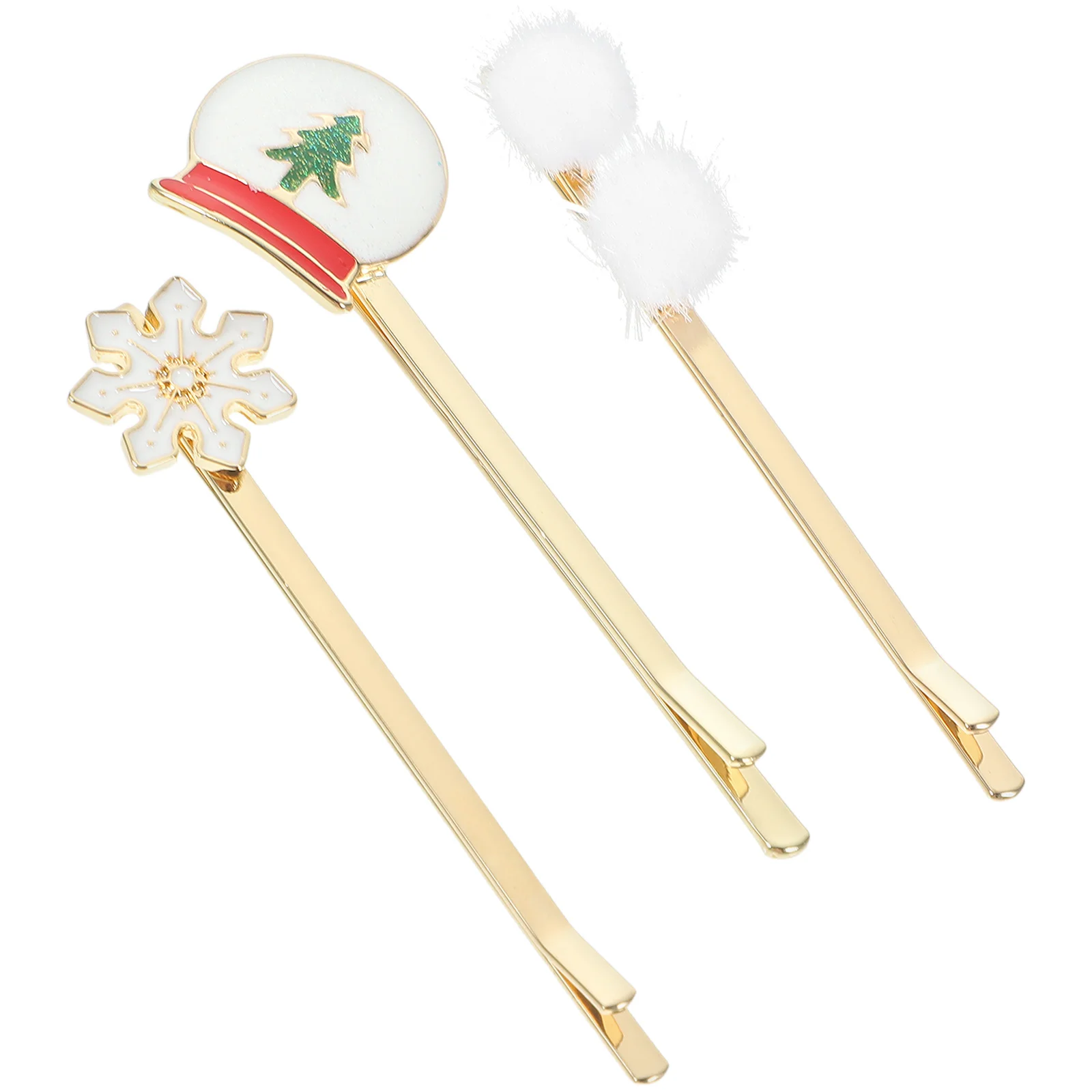 

6Pcs Alloy Bobby Pin Decorative Hair Clips Xmas Christmas Hair Accessories for Women Party Wedding Prom Gifts Bobby Pin