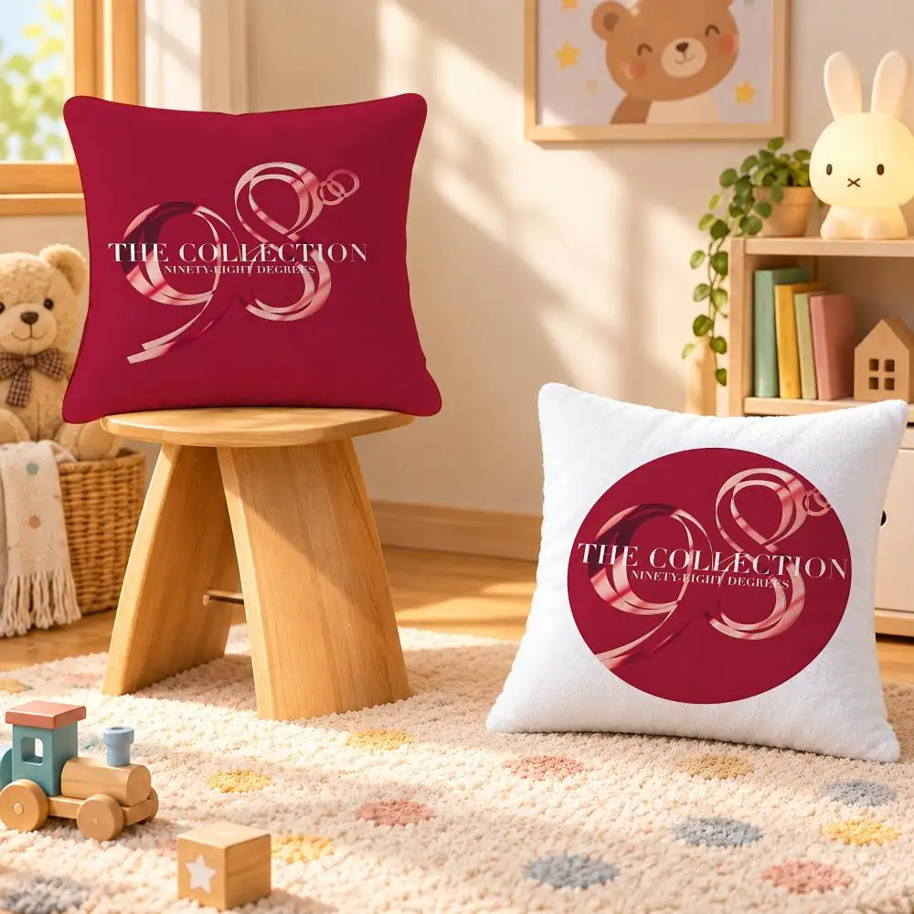 Group 98 Degrees Rnb Y2K Music Decor Cushion Cover Personalized Decorative Living Room Home Sofa Bedroom Office Car Decor