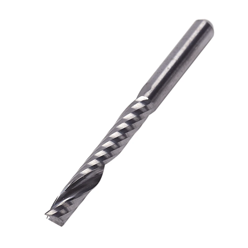 Imagem -06 - Única Flauta Espiral Carbide Milling Cutter Cnc Router Bits 3.175x22 mm 20 Pcs