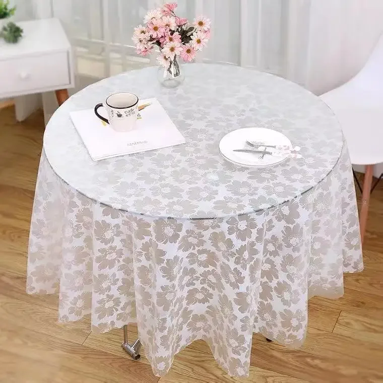 Disposable Floral Plastic Table Covers Thick Kitchen Oil-proof cloth Dust-proof Waterproof Dining  Cloth Household New