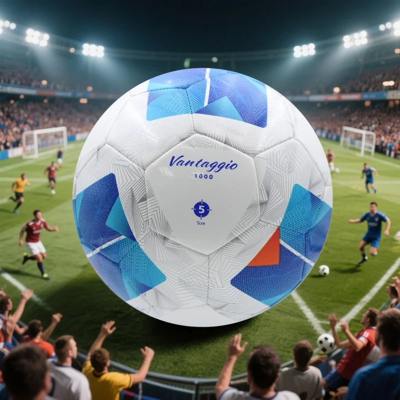 2025 كرة القدم المنصهرة مخيط بالآلة كرة القدم الحجم الرسمي 5/ 4 للجنسين مادة البولي يوريثان لينة مقاومة للاهتراء كرة التدريب المنافسة