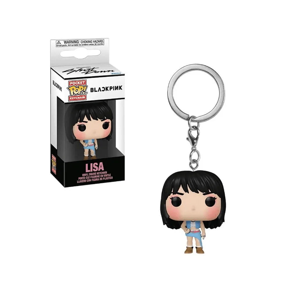 جديد Funko Pop الأسود-الوردي المفاتيح روز Jisoo Lisa Jennie الفينيل عمل الشكل لعبة البوب جيب سلاسل المفاتيح اللعب هدايا لمحبي الأطفال