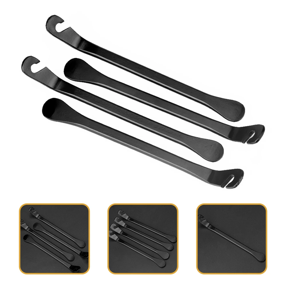 

4pcs Bike Tire Levers Steel 45 Convenient Repair Tool Heavy Duty Spoon Mountain Road Tyre Lever Set