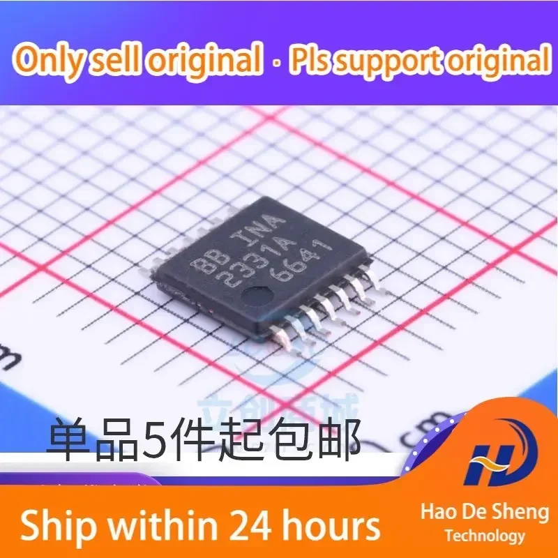 

10 шт./лот INA2331AIPWR INA2331AIPW INA2331A TSOP14 Новые оригинальные в наличии