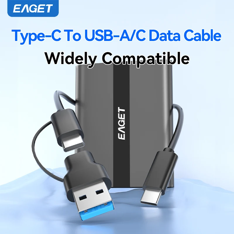 Eaget 500 mo/s disque dur externe SSD Portable 5 Gbps NVME 1 to disque SSD pour ordinateurs portables de bureau PS4 PS5