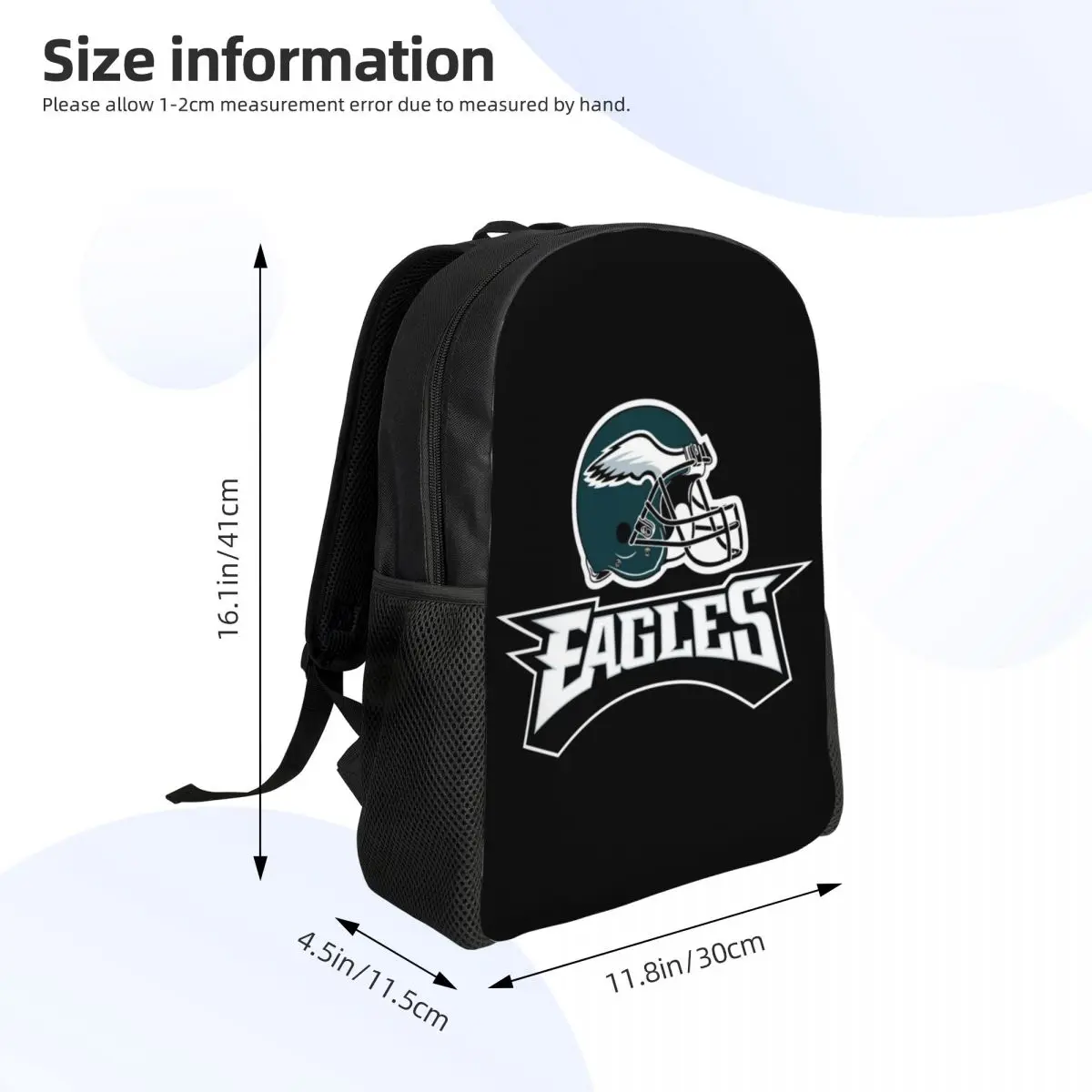 Popular,Eagles-Philadelphia Backpack Daypack Large Capacity Boys Girls BookBag School Bag Shoulder Bags for Men Women