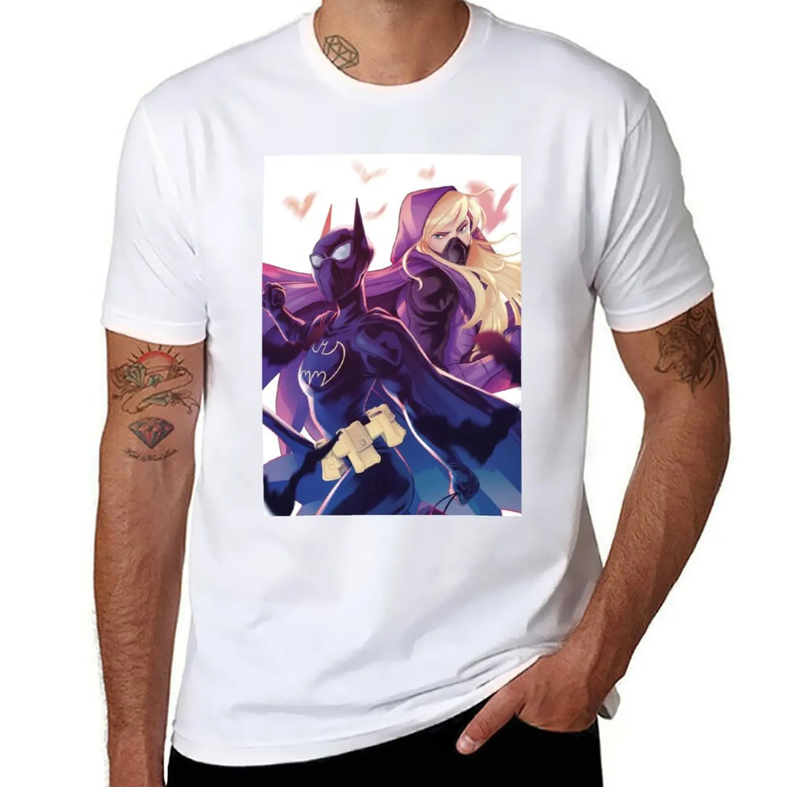 

Футболка Batgirls, мужские футболки, хлопковые футболки для мужчин, хлопковая футболка, мужская футболка