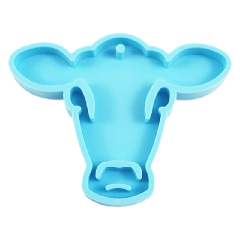 DIY Crafts Pendant Silicone Mould Handmade Glossy Animal for Head for Key Chain Decoration Resin Casting Mold Handicraft