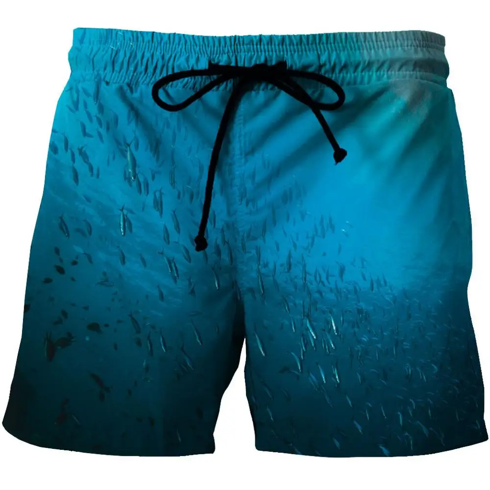 

Summer Men's Beach Shorts Printed Loose Surf Board Shorts S-6XL Swimming Trunks Oversized Bath Swim Beachwear Baggy Sport Shorts