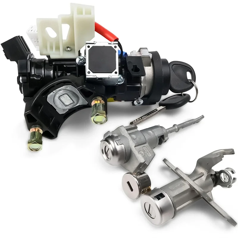 

Full Ignition Switch Assembly 81905-C2510& 2 Door Locks, Glovebox Lock& 2 Keys For Hyundai Sonata 2015-2019