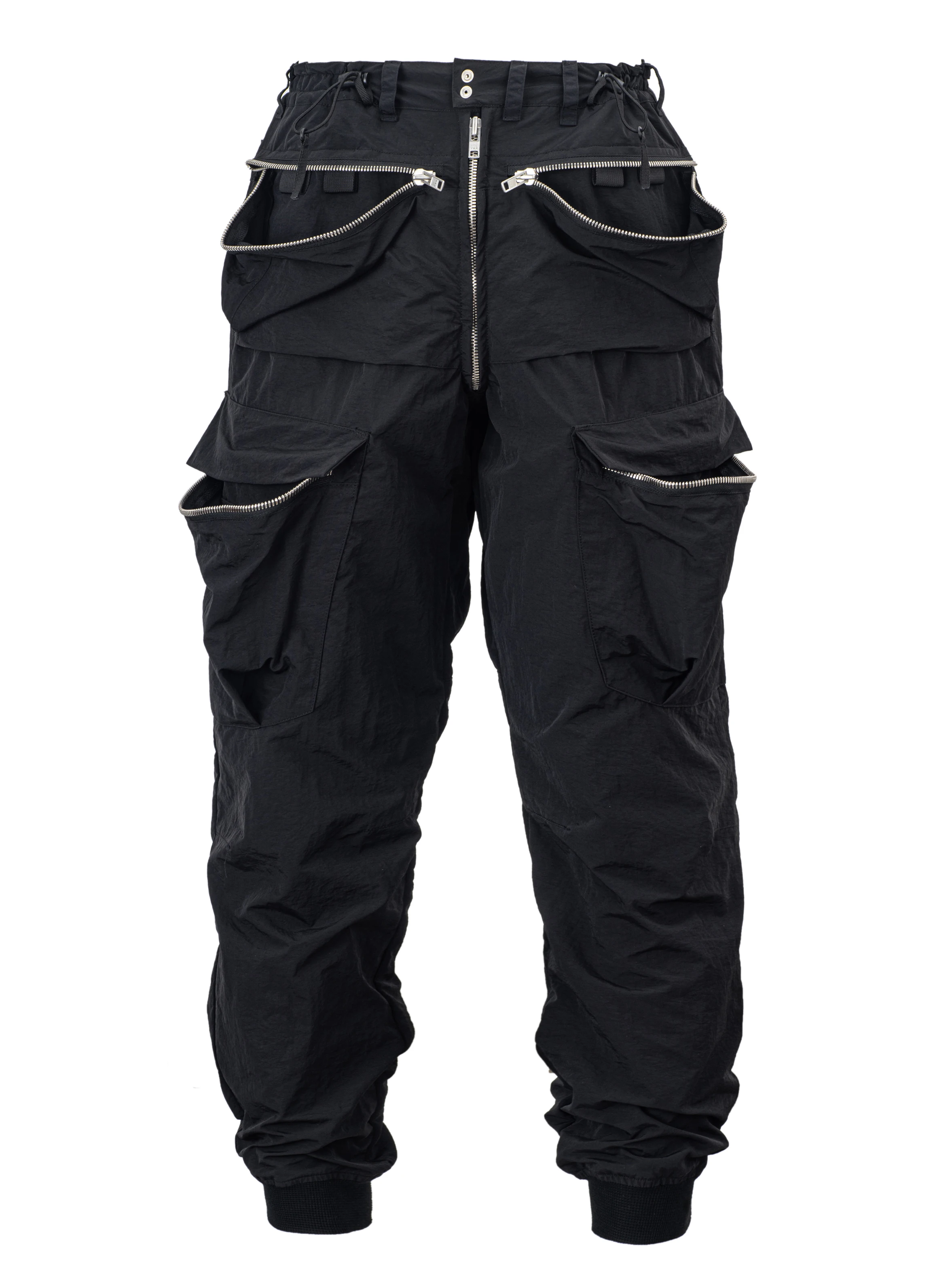 

SH Industry 24aw techwear P38E металлический нейлон ykk excella tension брюки-карго на молнии темная одежда брюки модная уличная одежда warcore