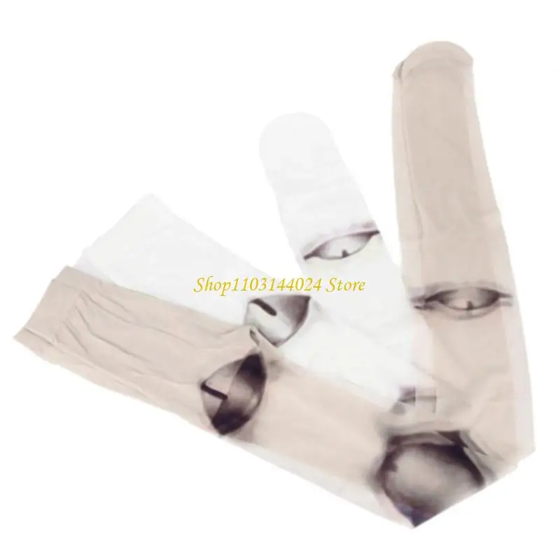 ผู้หญิง n5ke harajuku ความแปลกใหม่ pantyhose อะนิเมะกอธิคญี่ปุ่นร่วมกันสำหรับตุ๊กตาสไตล์รอยสัก 3 มิติพิมพ์นตึงคอสเพลย์