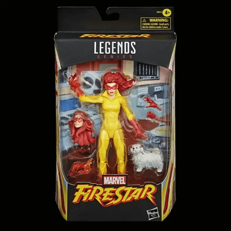 In Stock Marvel Legends Series Firestar Action Figure accessori per modelli da collezione giocattolo decorazione da tavolo statua giocattolo per bambini regalo