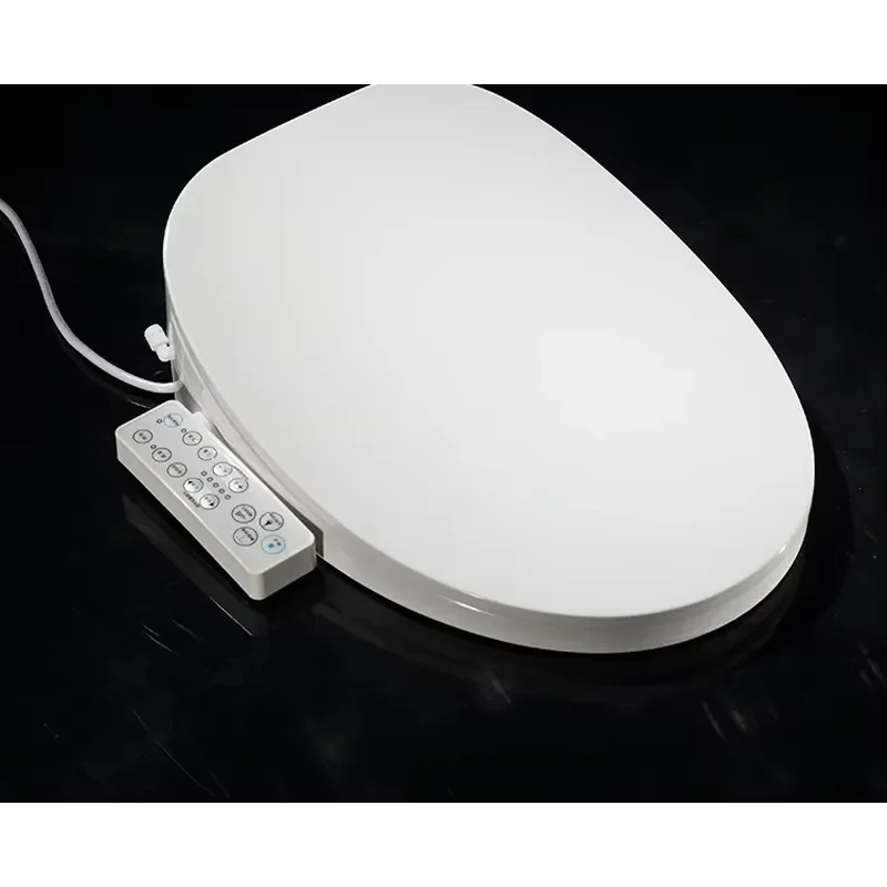Multi-function Comfortable Pure White Telecontrol Intelligent Smart Toilet Seat Cover