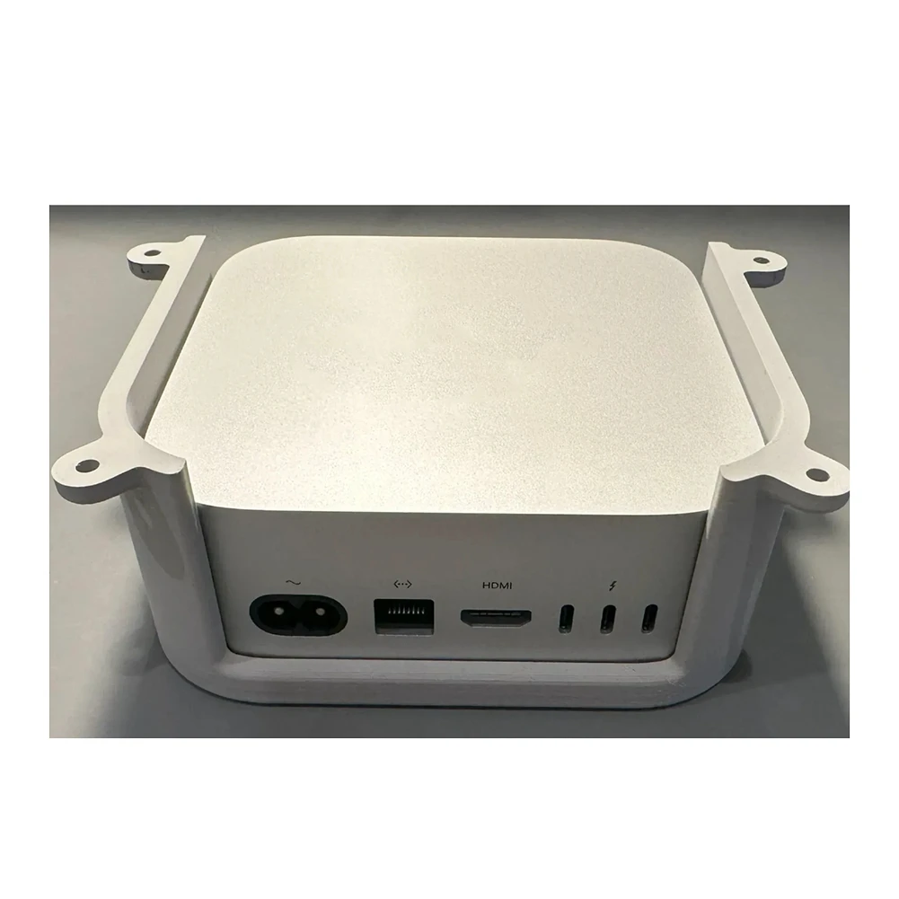 لـ 2024 Mac Mini Under Desk Stand - حامل M4/M4pro آمن، حافظة Mac Mini المضادة للسقوط، ملحقات أساسية لجهاز Mac Mini